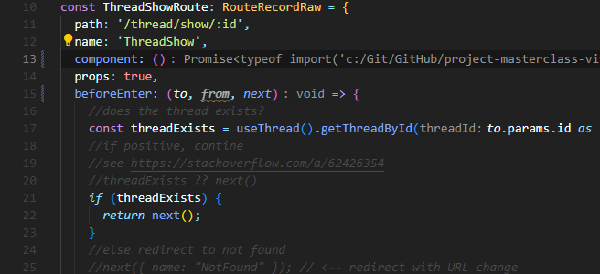 TypeScript code sample