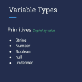 Differences between variable types in JavaScript