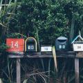 Some physical mailboxes of different design styles