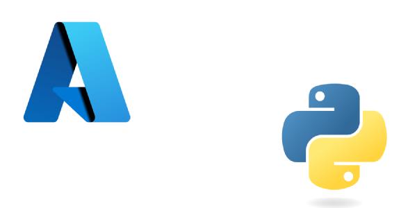 Logos of Microsoft Azure and Python