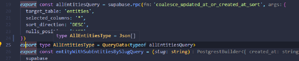 Caveat when using the RPC function with Supabase