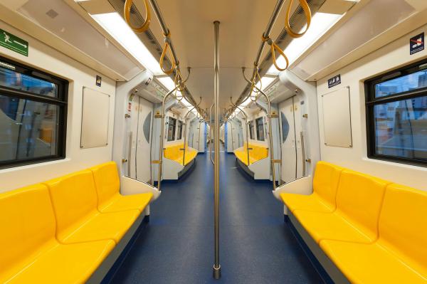 An empty subway