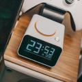 An alarm clock displaying 23h53