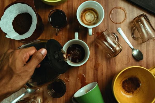 Several coffee cups